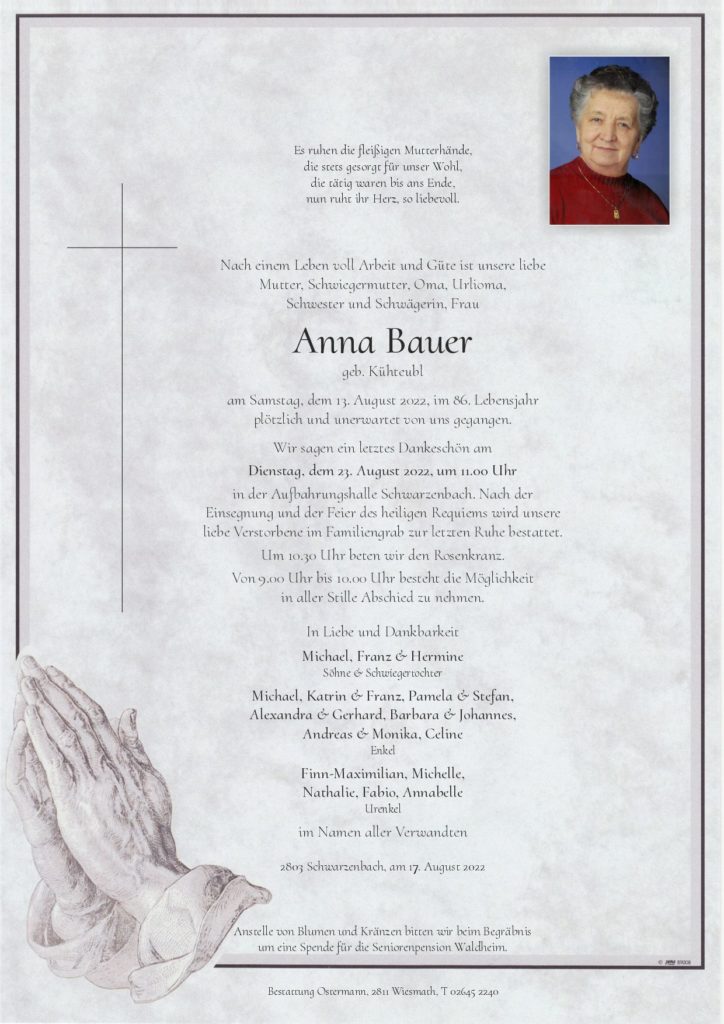 Anna Bauer (85)