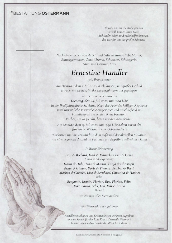 Ernestine Handler (79)