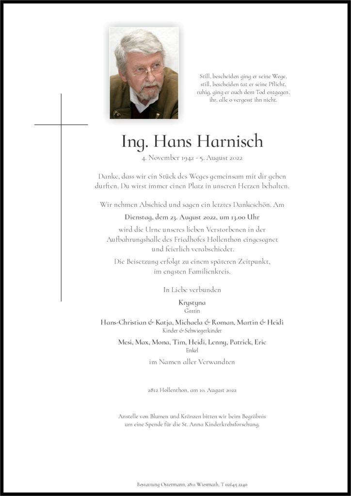 Ing. Hans Harnisch (79)