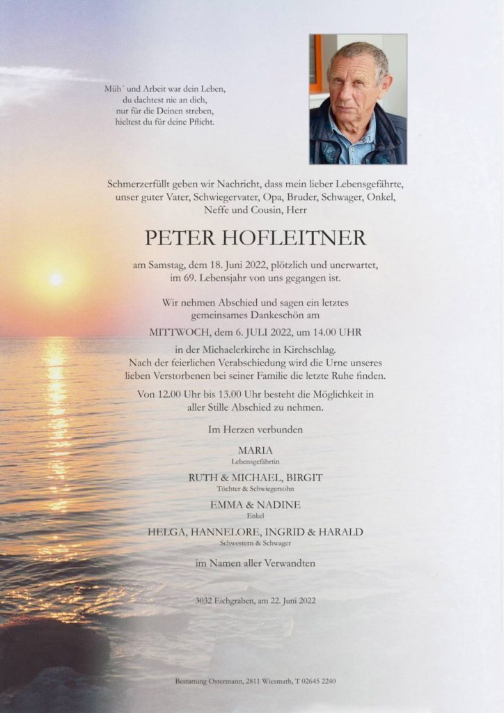 Peter Hofleitner (68)