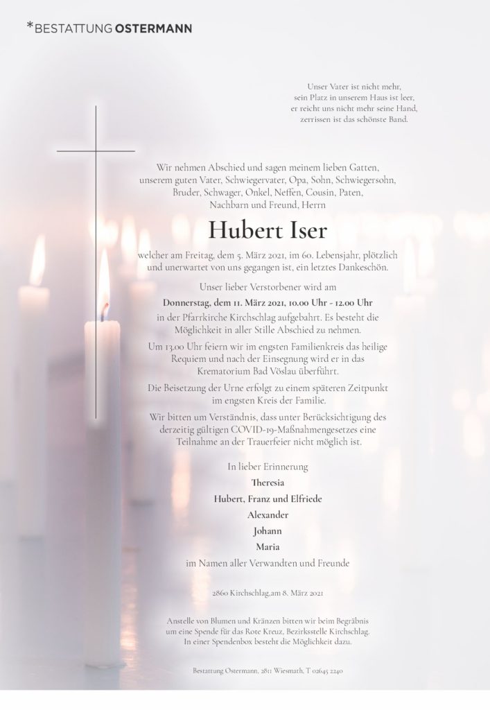 Hubert Iser (59)