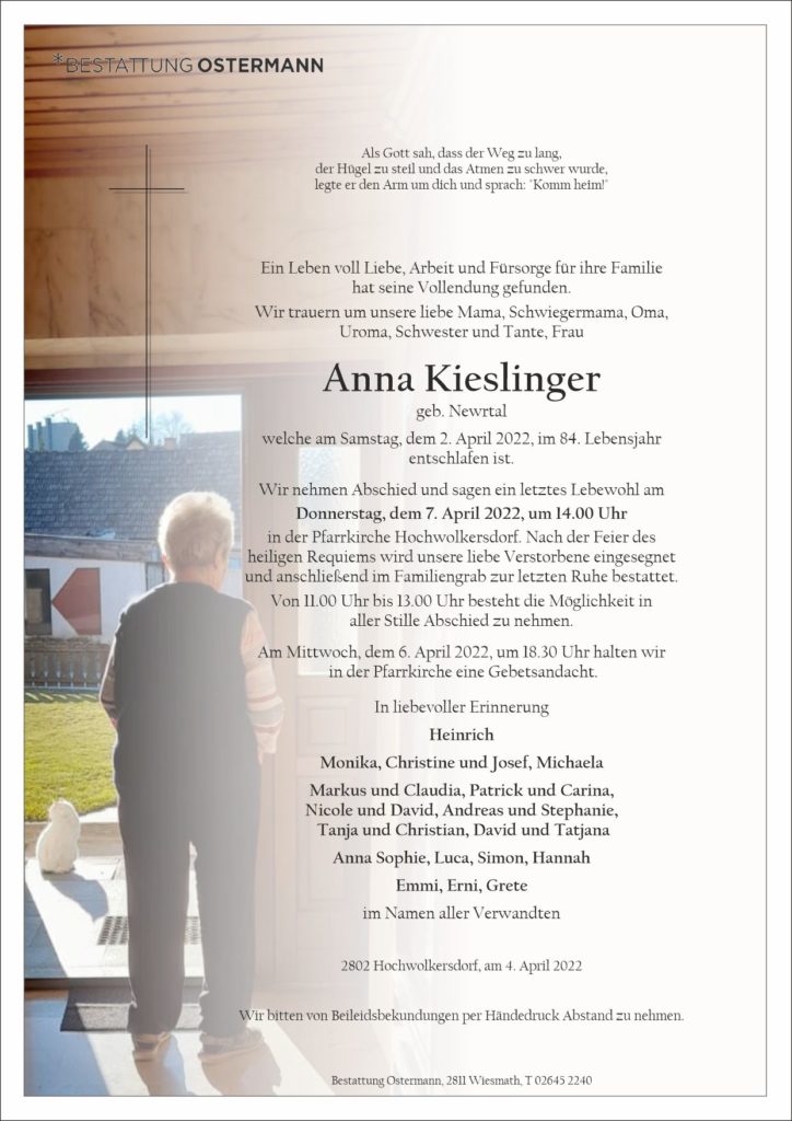 Anna Kieslinger (83)