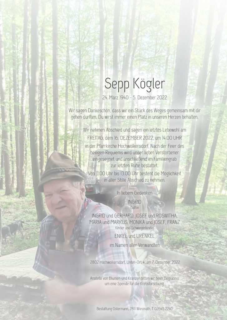 Sepp Kögler (82)