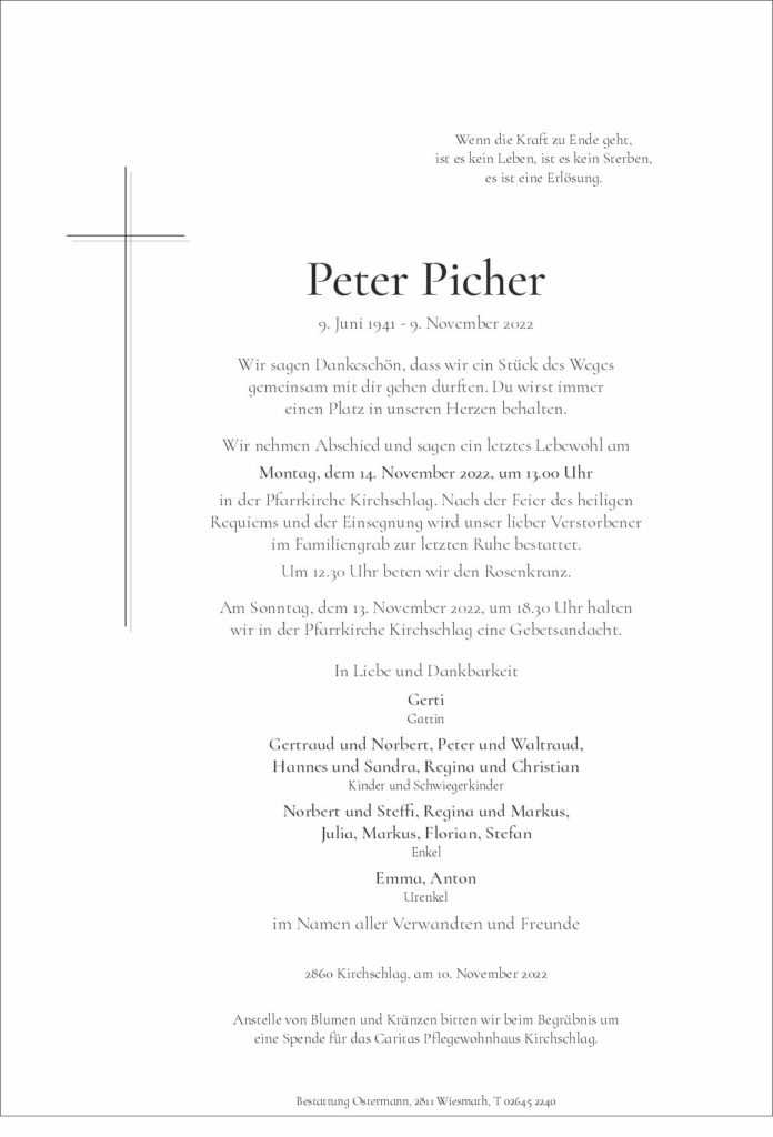 Peter Picher (81)