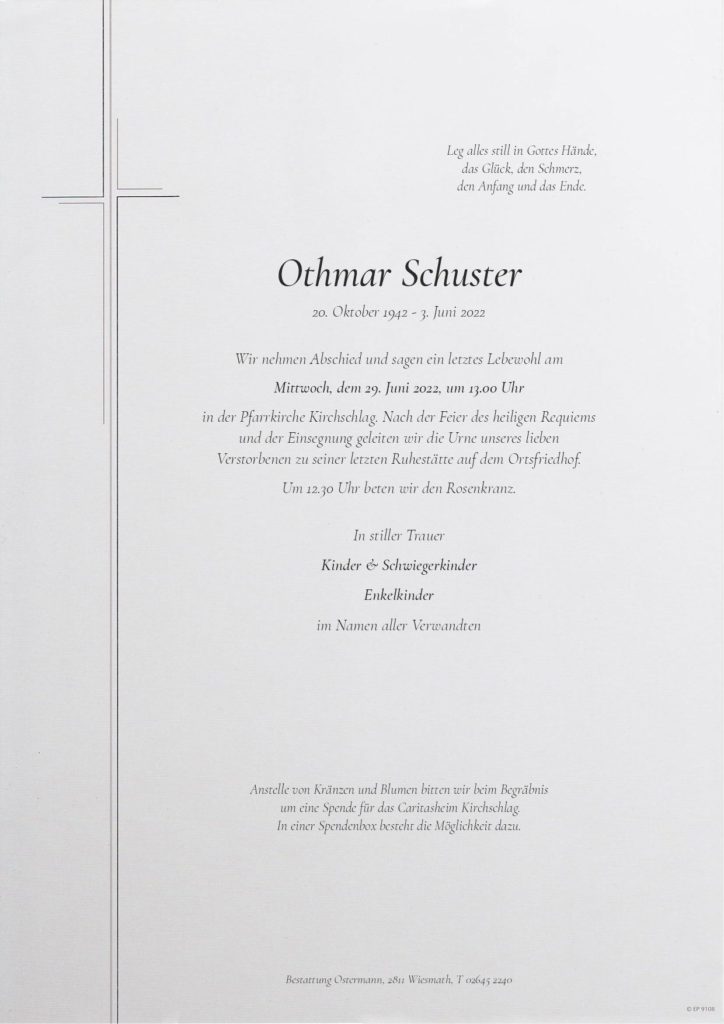 Othmar Schuster (79)