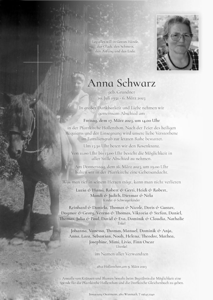 Anna Schwarz (90)