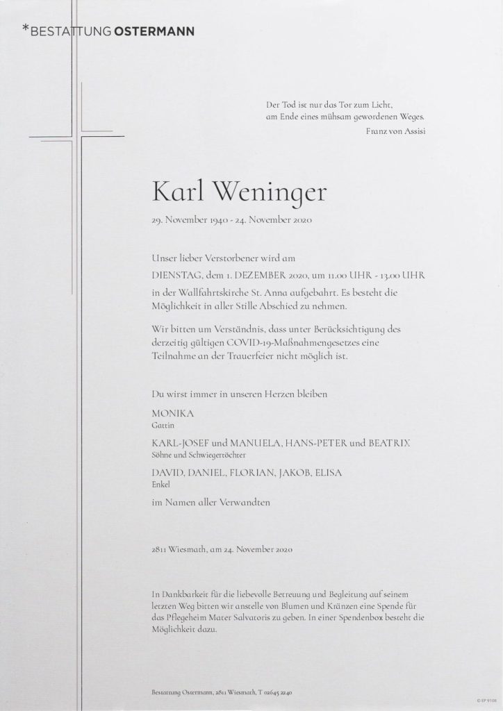 Karl Weninger (79)