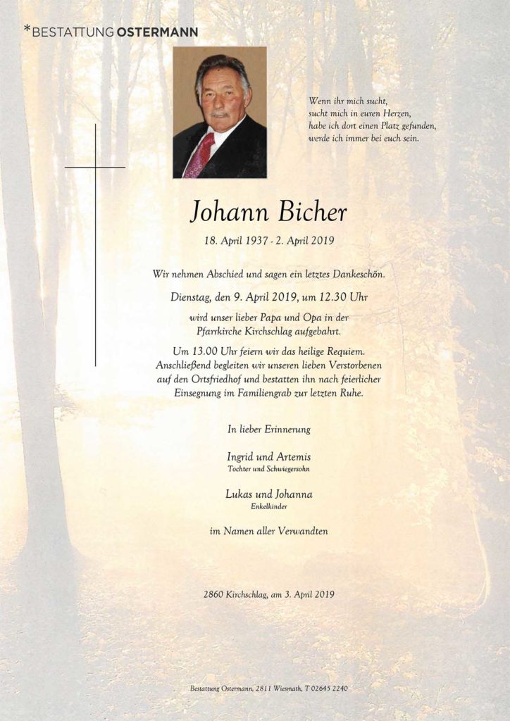 Johann Bicher (81)