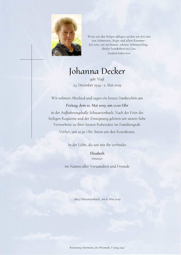 Johanna Decker (84)