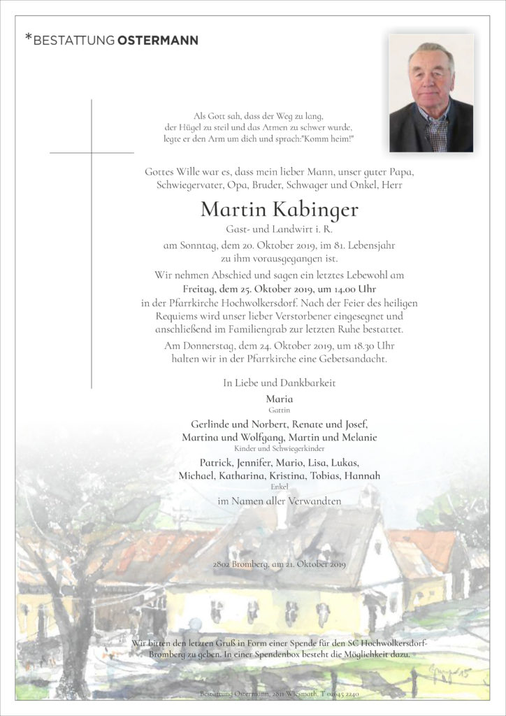 Martin Kabinger (80)