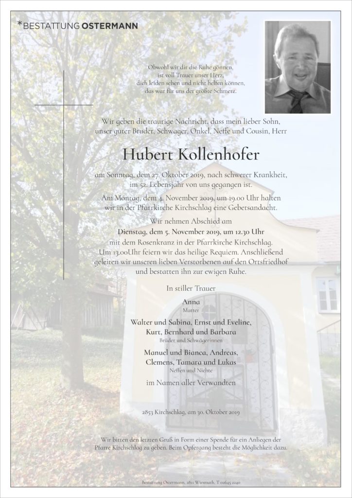 Hubert Kollenhofer (51)
