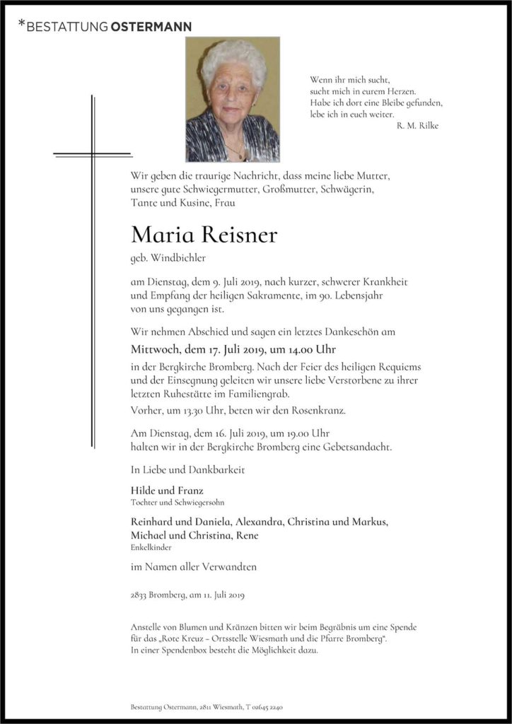 Maria Reisner (89)