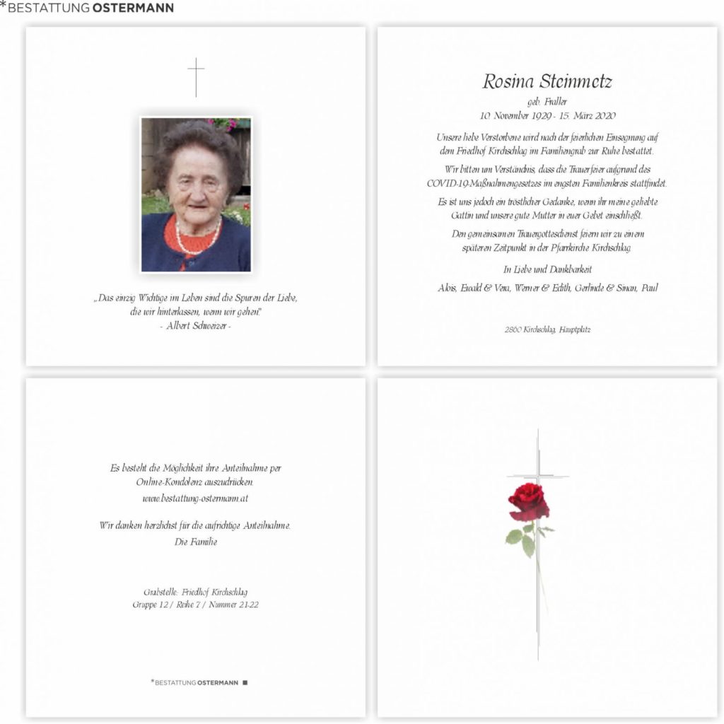 Rosina Steinmetz (90)