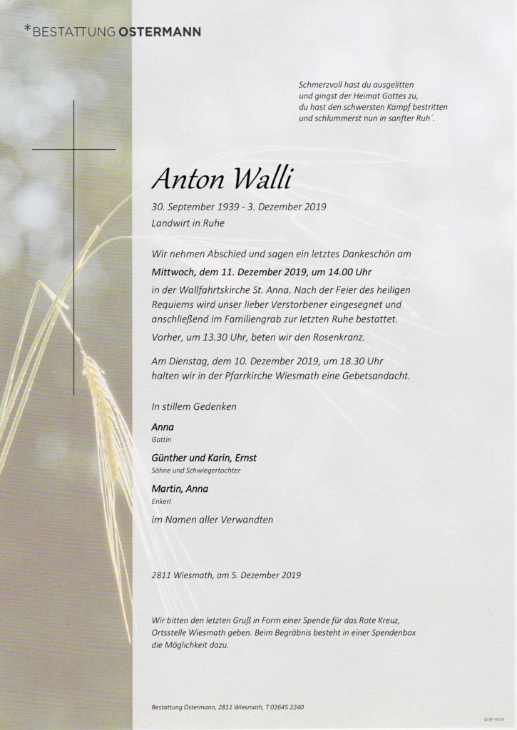Anton Walli (80)